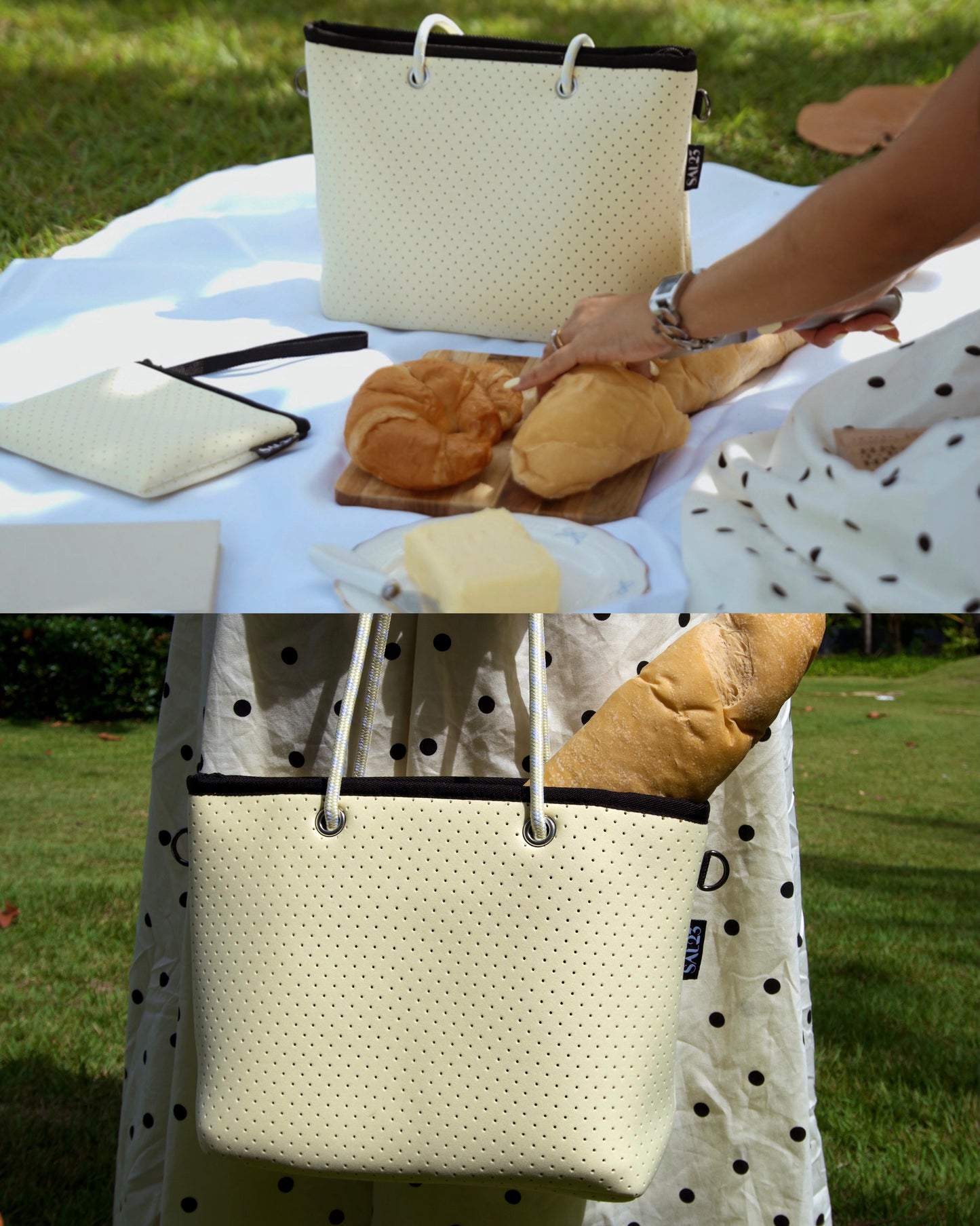 Butter Yellow Medium Tote Bag