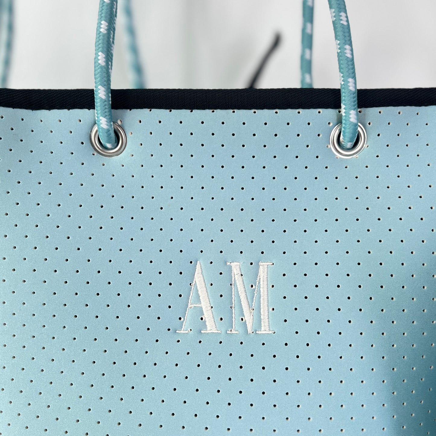 Baby Blue Medium Tote Bag
