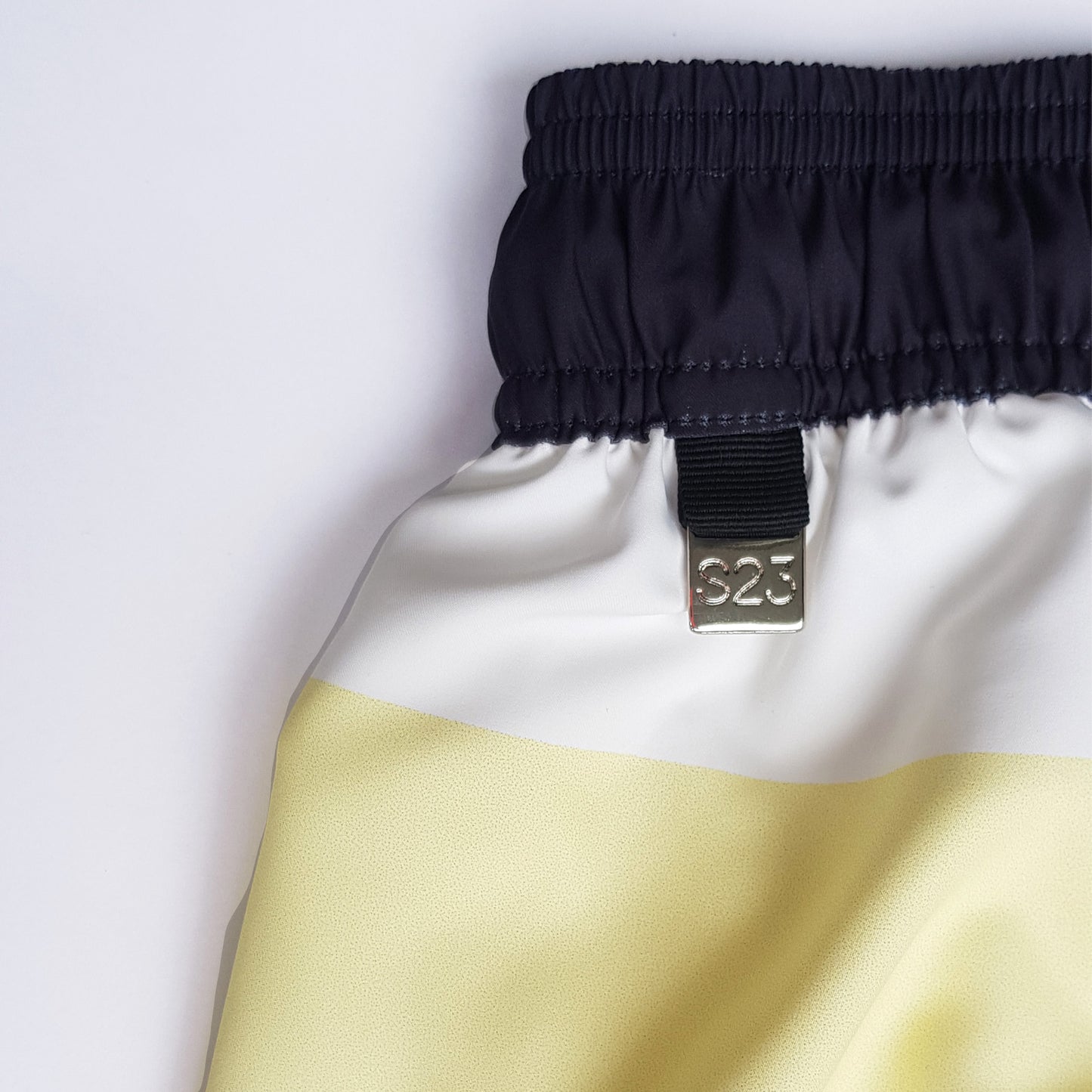 YELLOW BLACK SWIMTRUNK