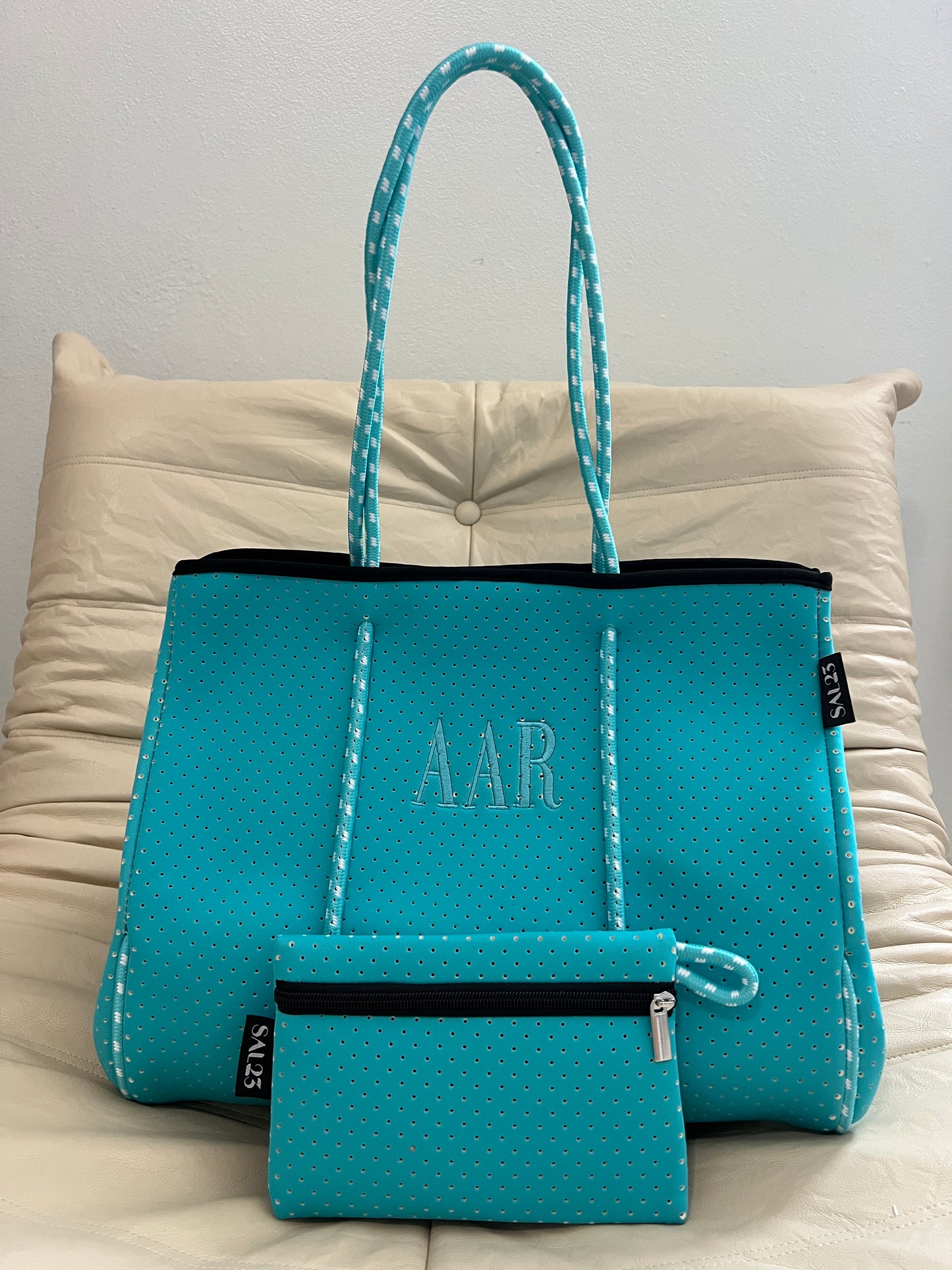 Aqua Tote Bag