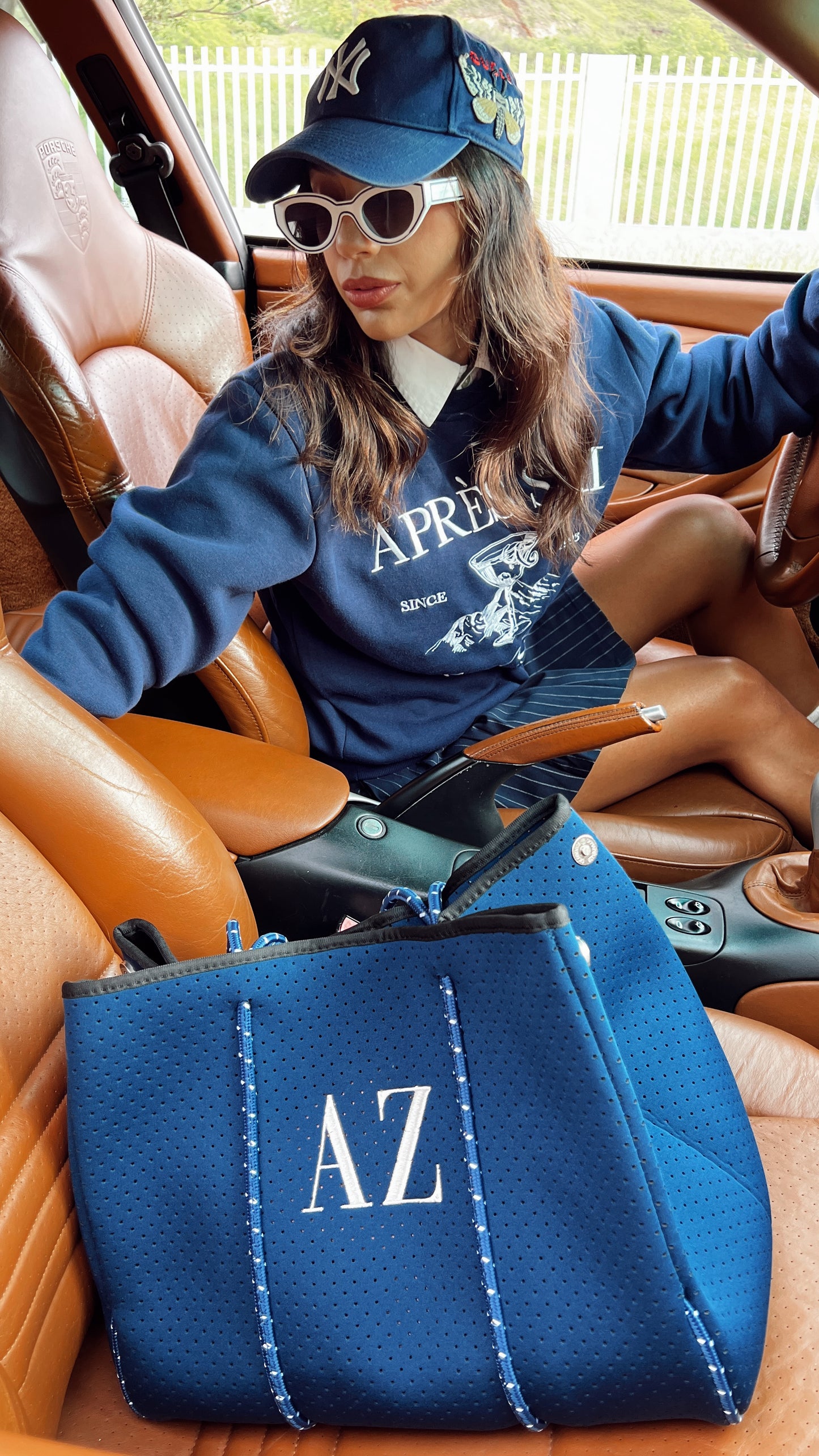 Blue Tote Bag