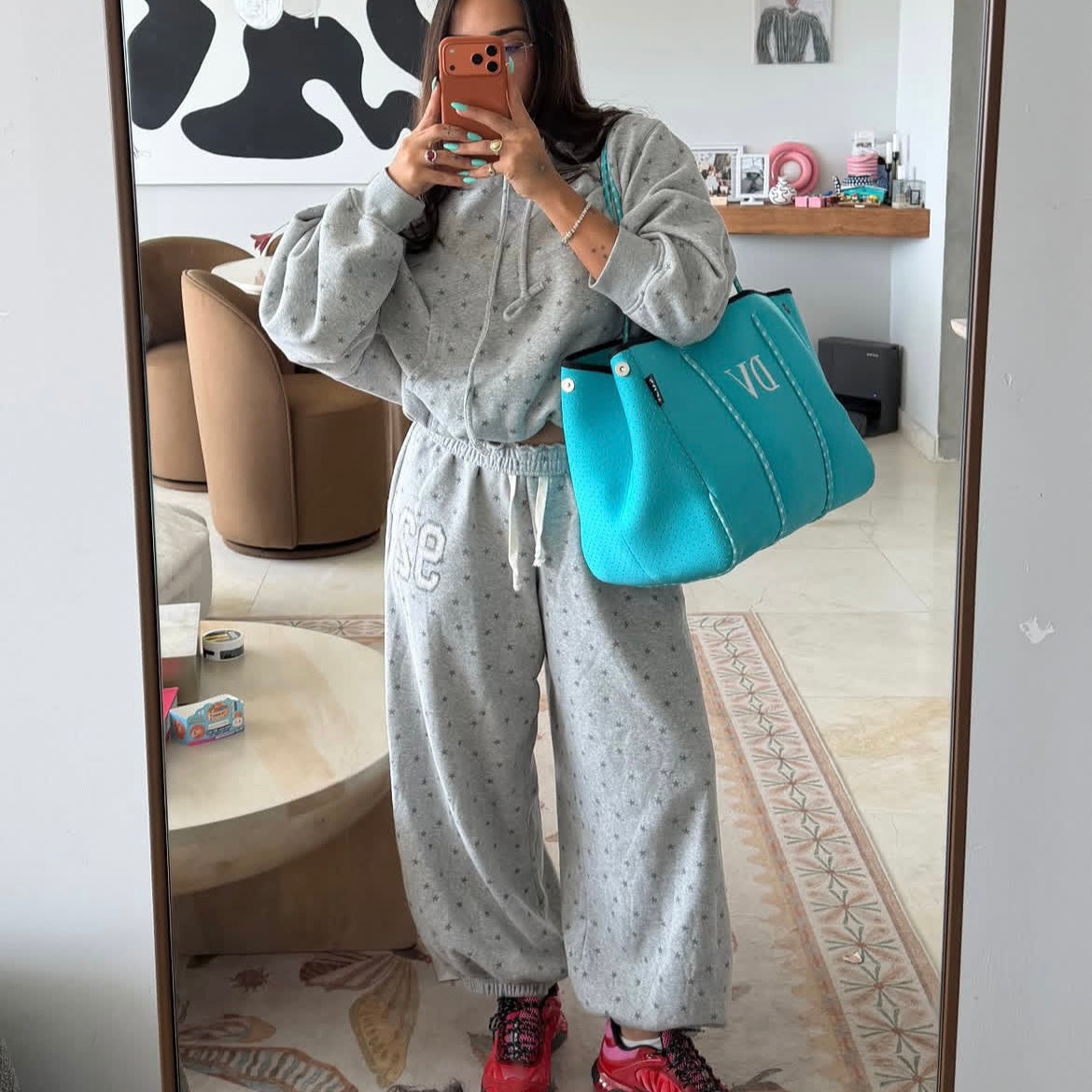 Aqua Tote Bag