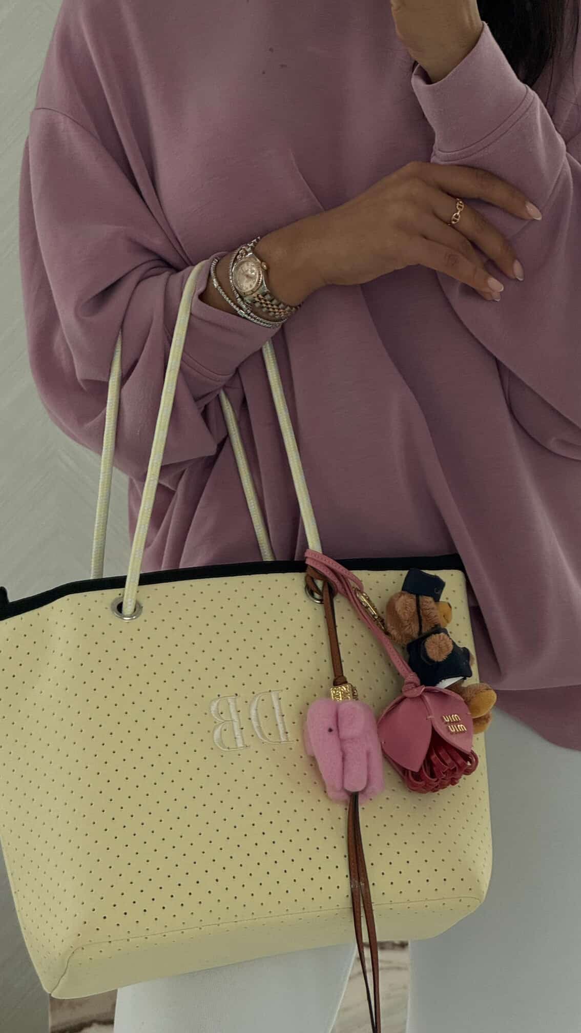 Butter Yellow Medium Tote Bag