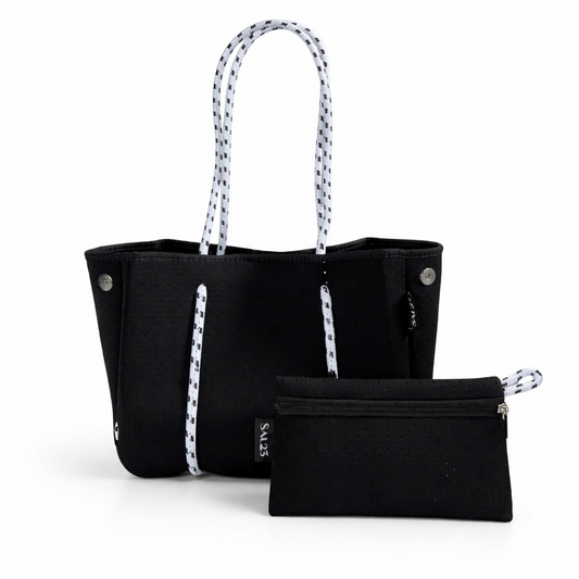 *Pre Order 5-6 Weeks* 
The Petite Tote Bag • B&W