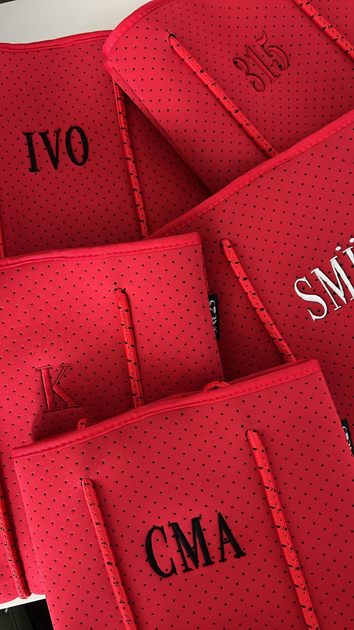 The Petite Tote Bag • Red