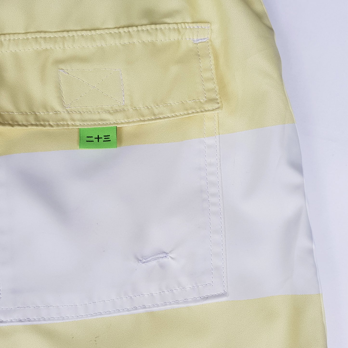 YELLOW BLACK SWIMTRUNK
