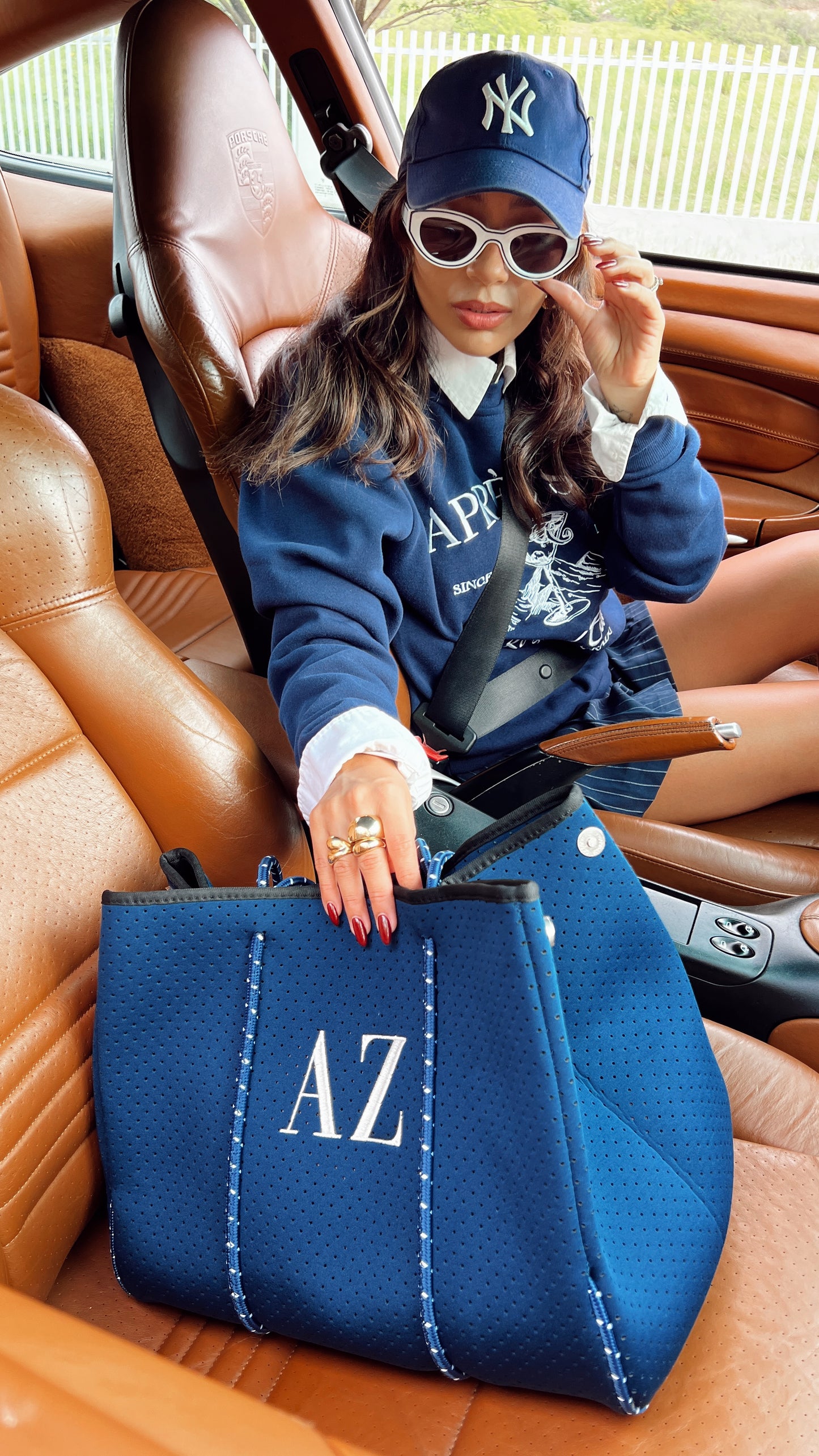 Blue Tote Bag