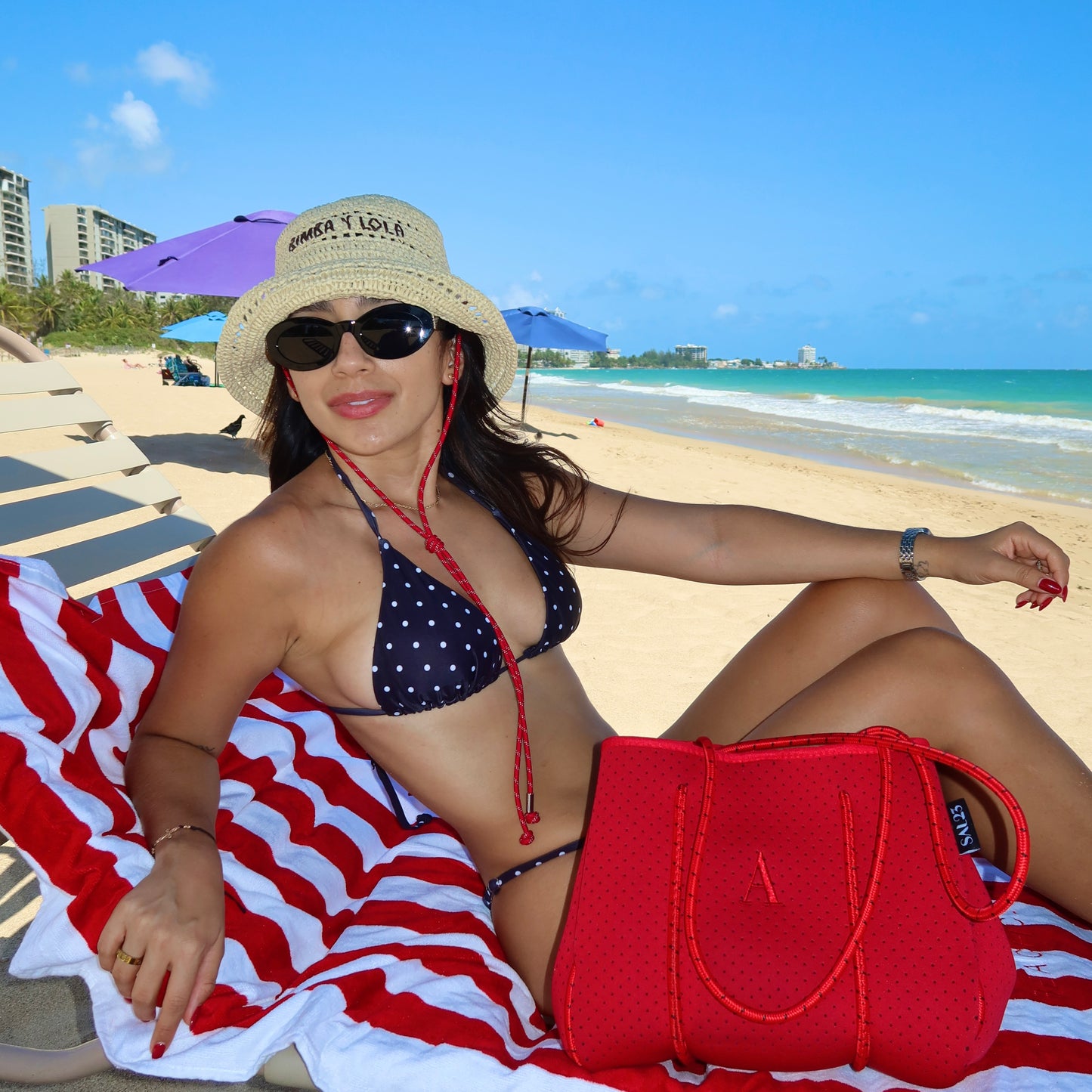 The Petite Tote Bag • Red