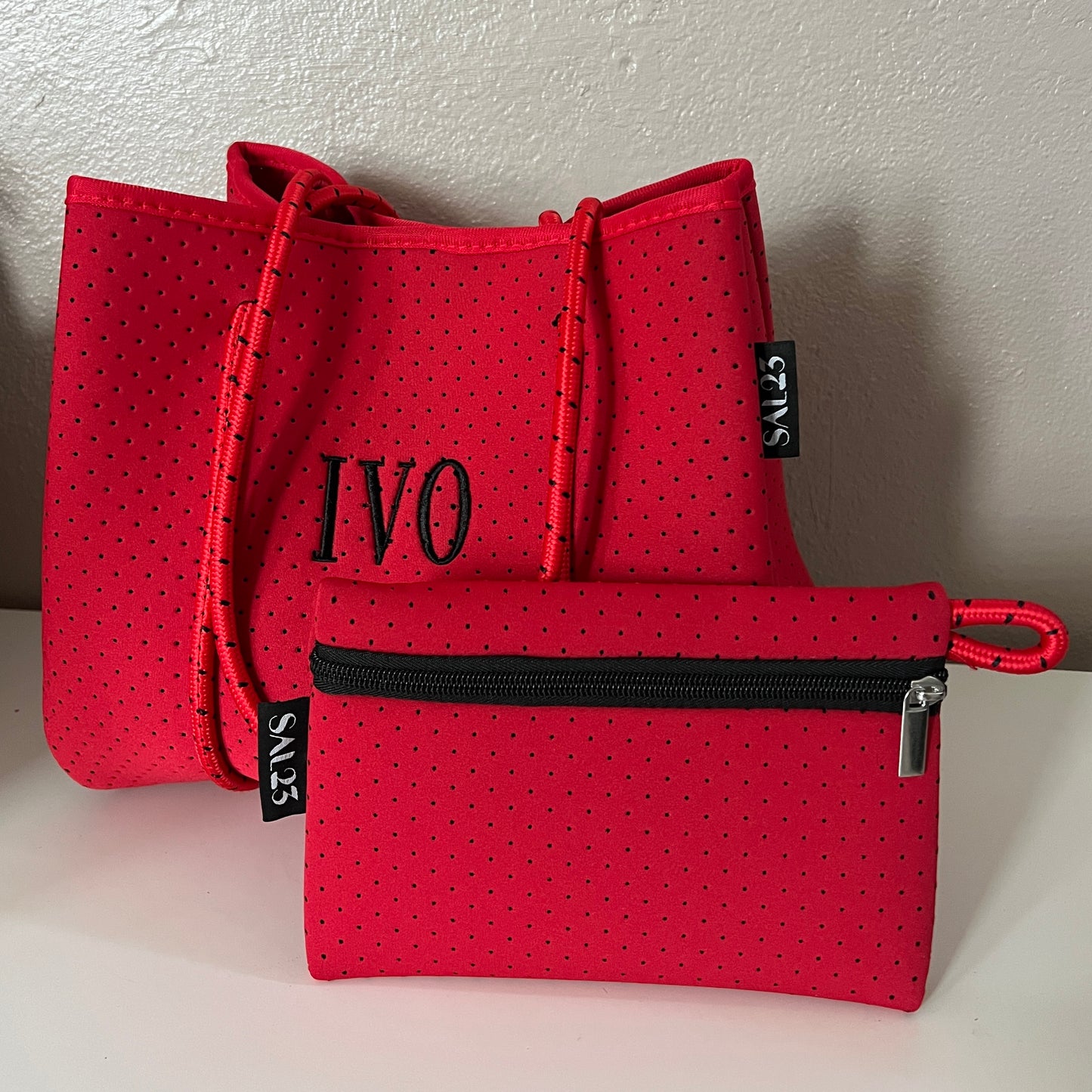 The Petite Tote Bag • Red
