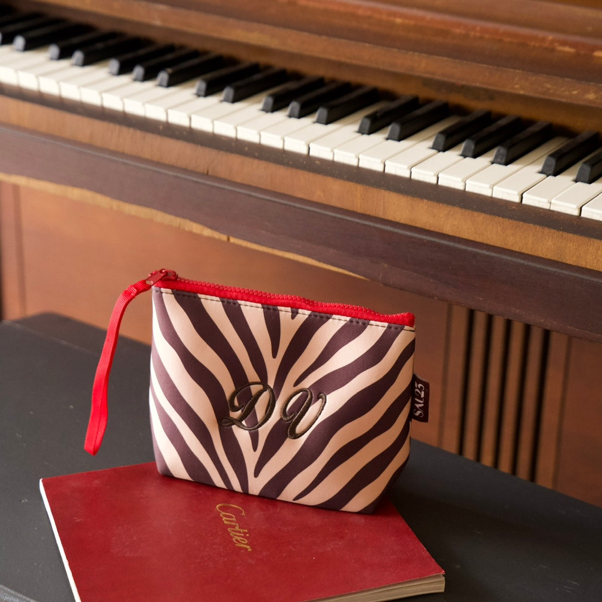 Zebra Cosmetic Bag