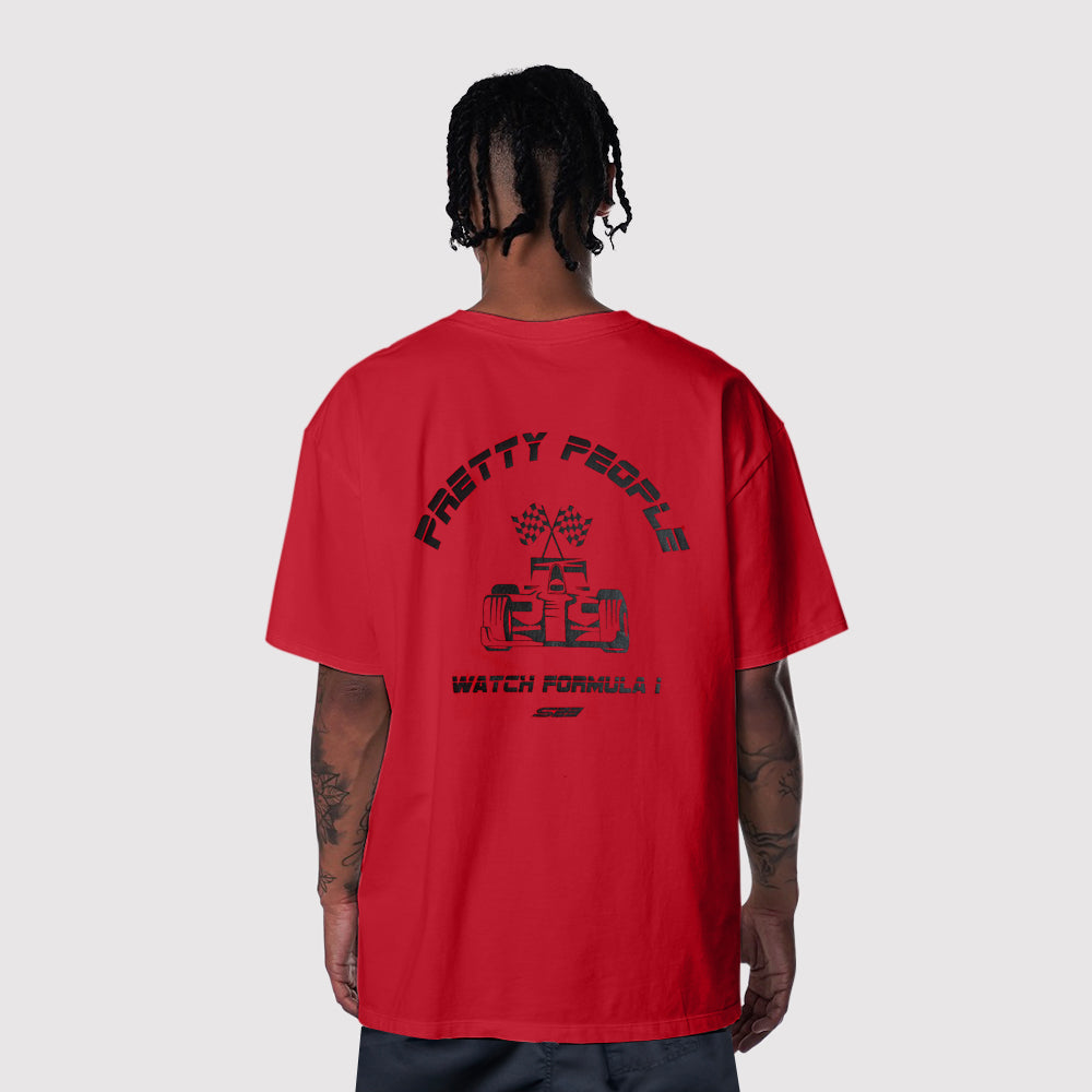 PRETTY PEOPLE OVERSIZED T - SHIRT