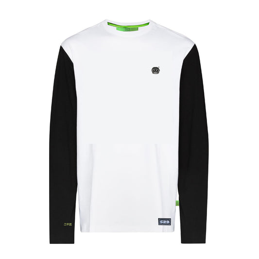 BLACK & WHITE LONG SLEEVE TEE