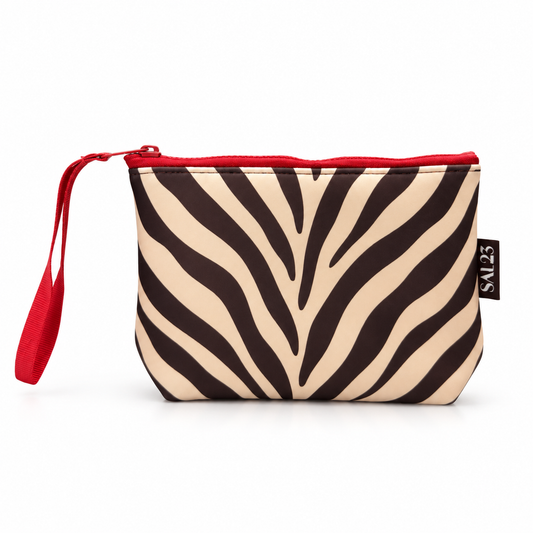 Zebra Cosmetic Bag