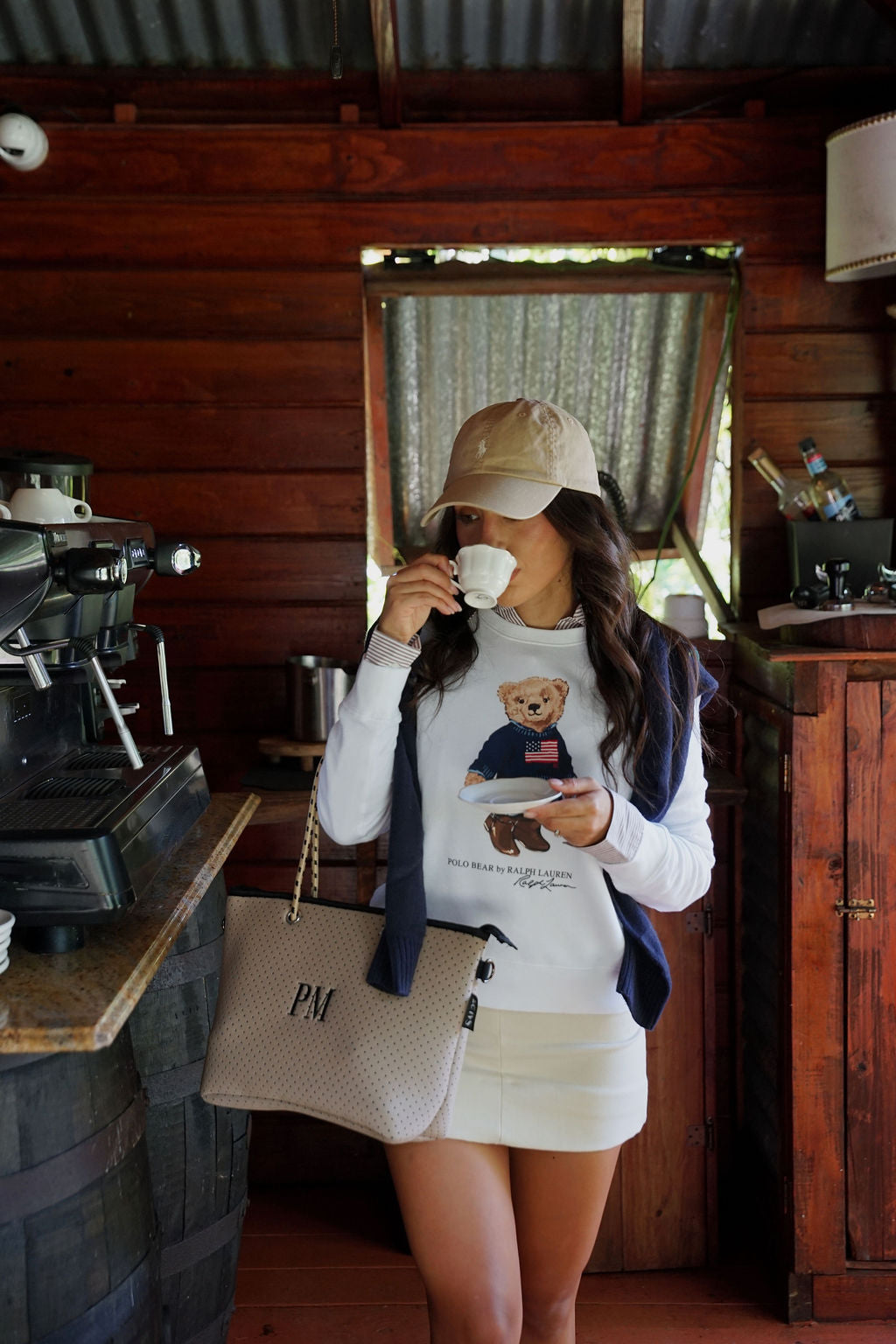 Latte Medium Tote Bag