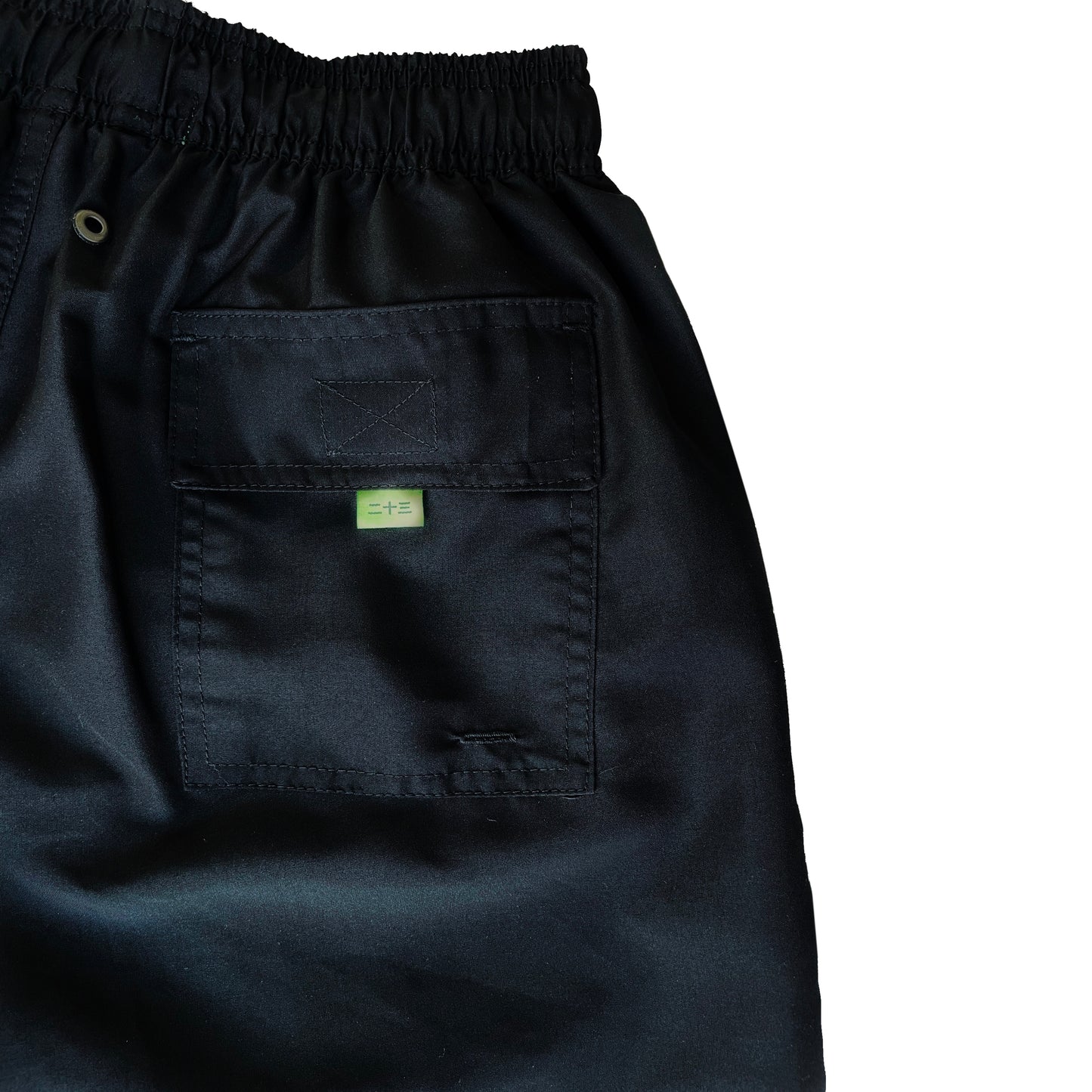 SOLID BLACK SWIMTRUNK
