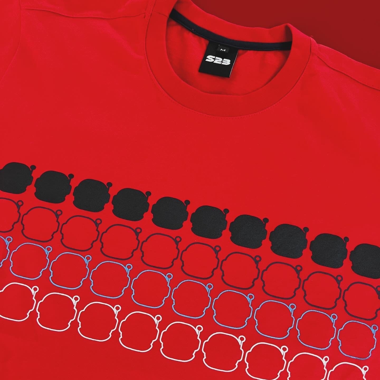 ASTRO BLUE RED T - SHIRT