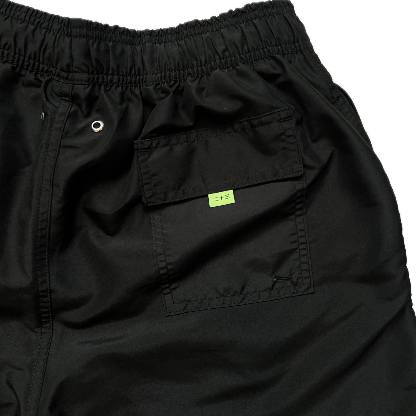BLACK SWIMTRUNK