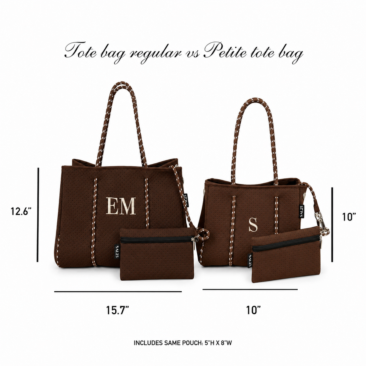 *Pre Order 3 Weeks* The Petite Tote Bag • Espresso