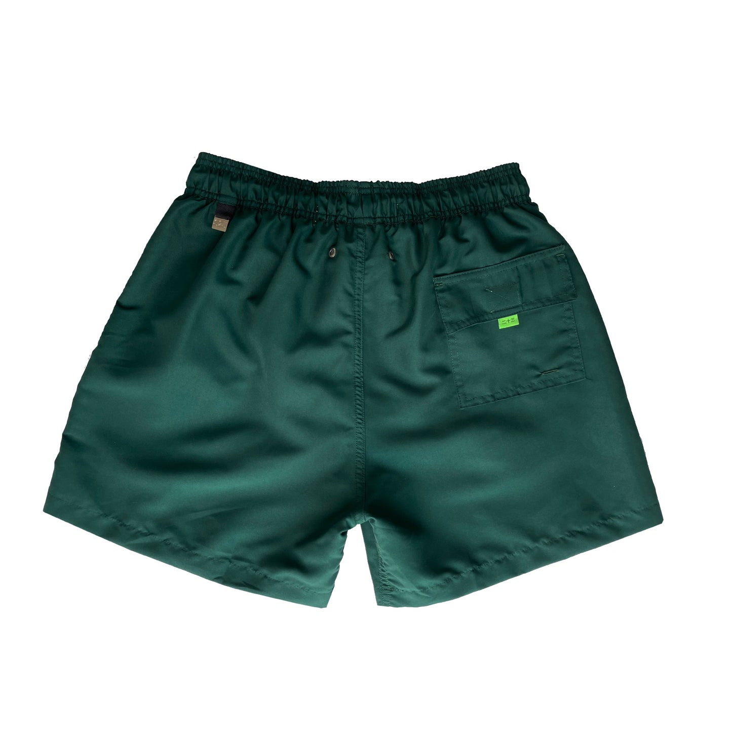 SOLID GREEN SWIMTRUNK