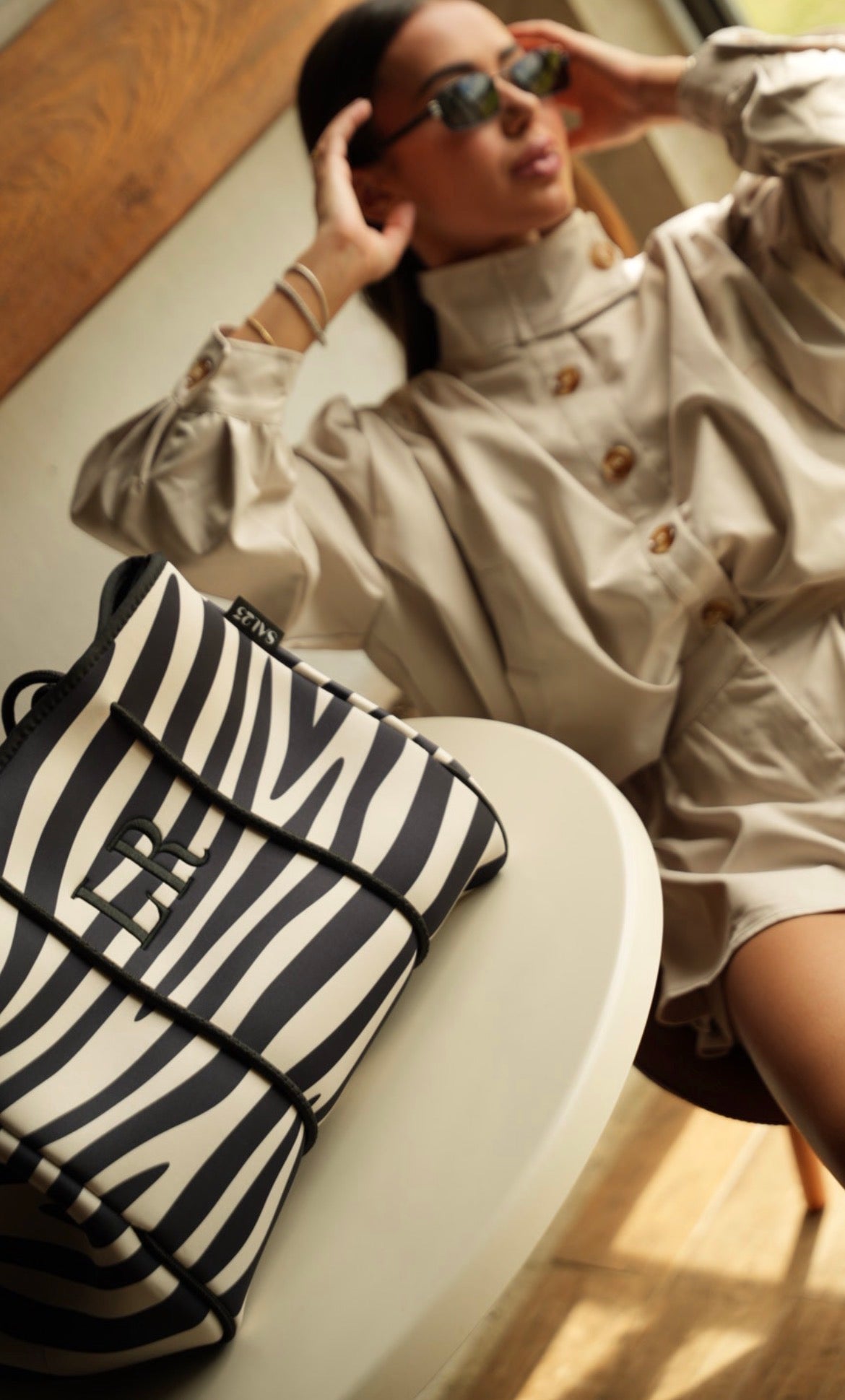 *Pre Order 6-7 Weeks* Zebra Tote Bag
